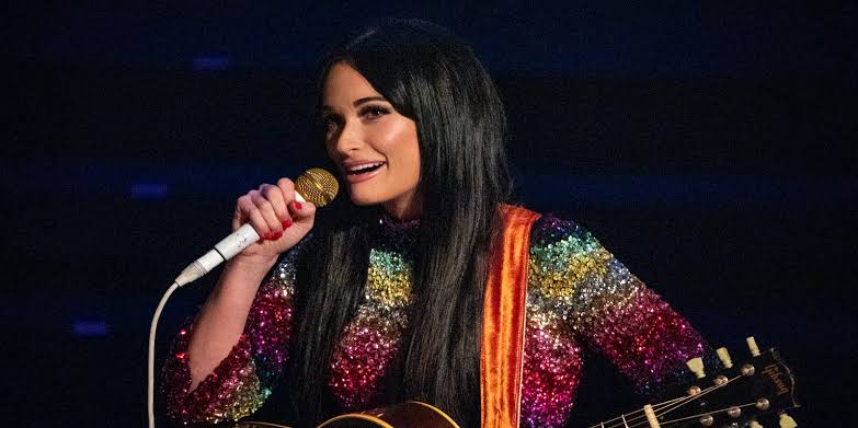 Kacey Musgraves performing live on stage